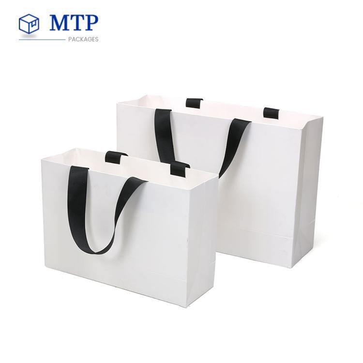 Custom High Quality Black Brown Kraft Paper Shopping Bag Custom High Quality Black Brown Kraft Paper Shopping Bag