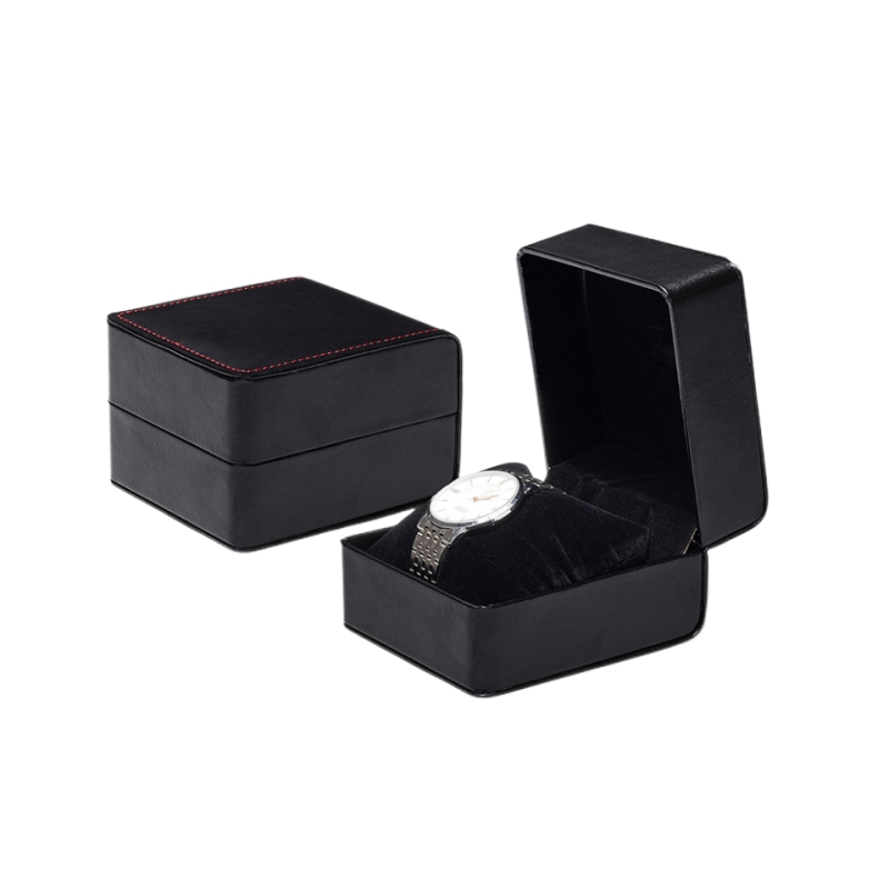 Wholesale High-Quality PU Leather Flip Watch Gift Packaging Box 