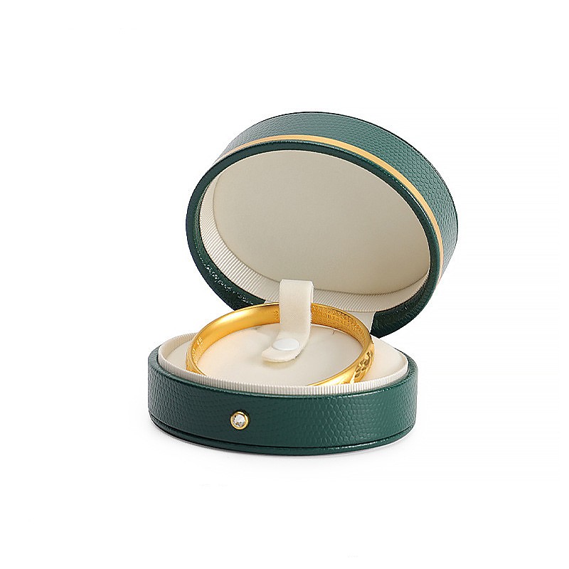 Custom High-grade Oval Metal Buckle High-end Jewelry Packaging Box Custom High-grade Oval Metal Buckle High-end Jewelry Packaging Box