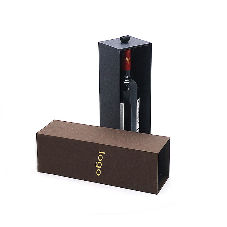 Custom High-Grade Hardcover Drawer Red Wine Paper Box Single Red Wine Custom High-Grade Hardcover Drawer Red Wine Paper Box Single Red Wine
