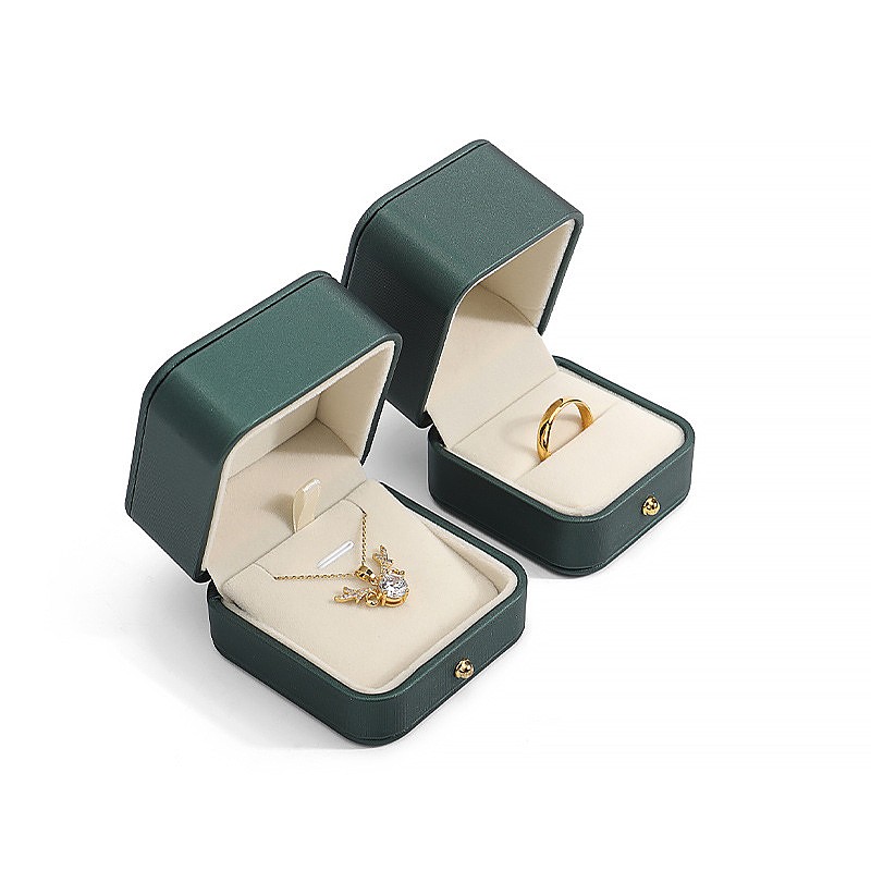 Wholesale High-grade Round Corner PU Leather Jewelry Box for Necklace Ring Pendant Bracelet Jewelry Box Wholesale High-grade Round Corner PU Leather Jewelry Box for Necklace Ring Pendant Bracelet Jewelry Box