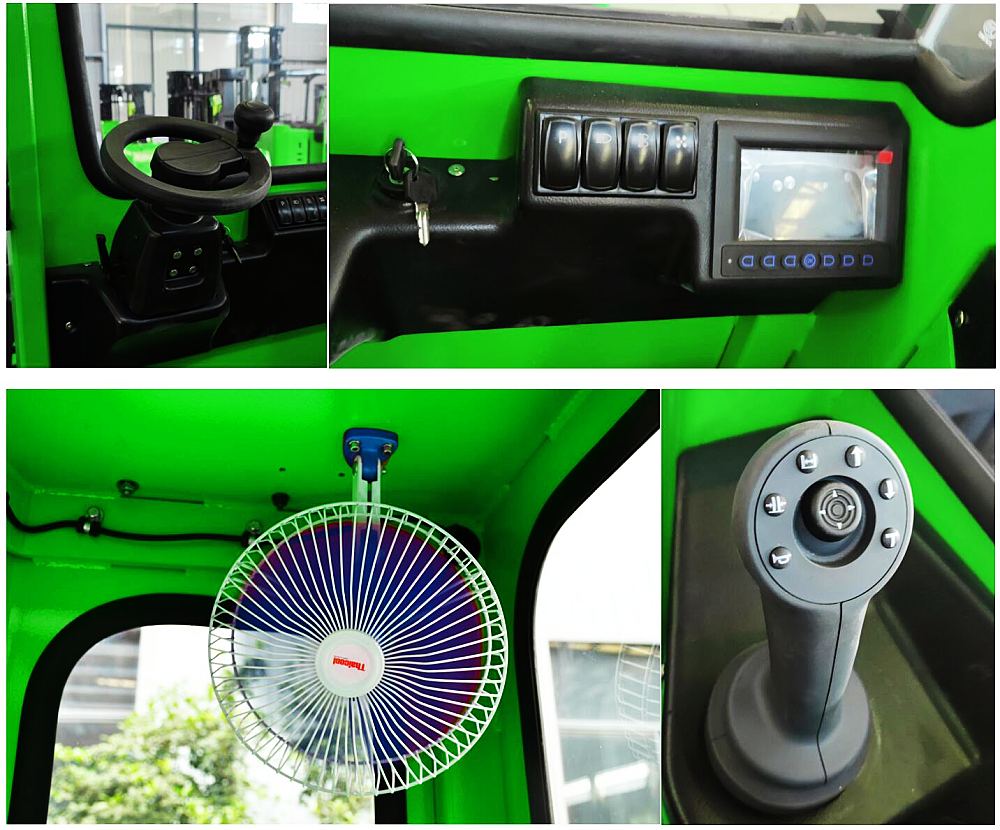 Details of Seated type multi-directional reach truck Details of Seated type multi-directional reach truck