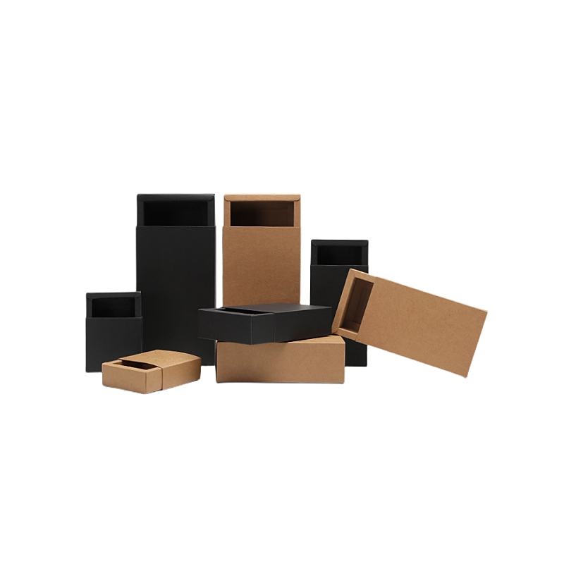 Custom Wholesale New Kraft Paper Drawer Box