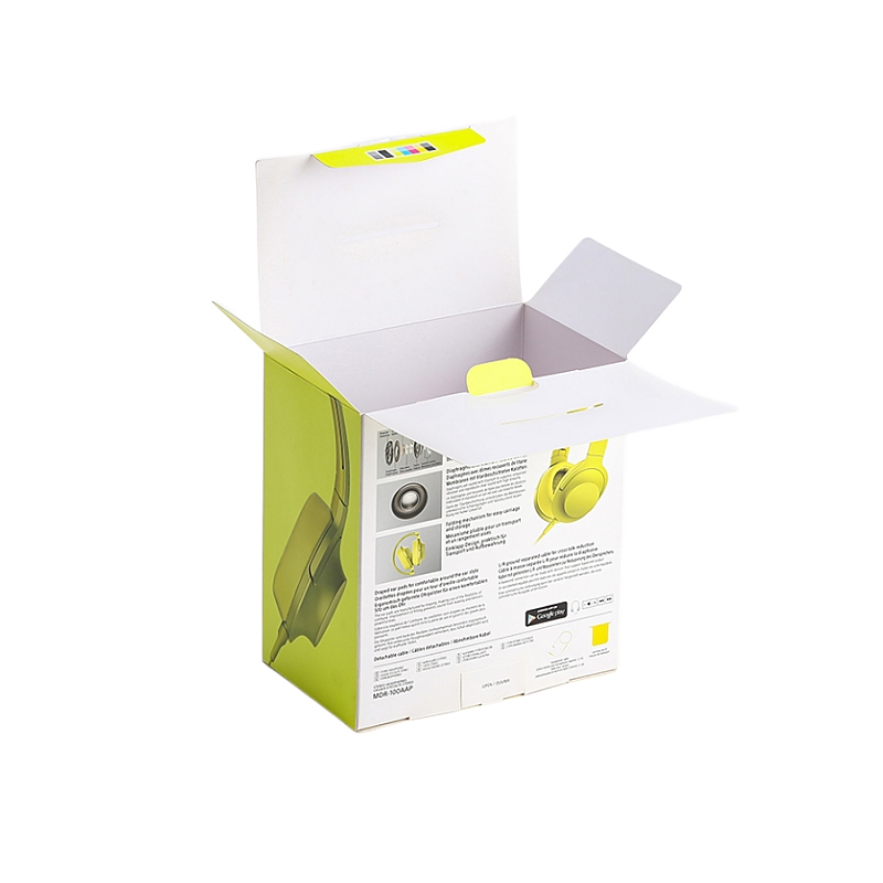OEM Customized Eco-friendly Art Paper Headphone Packaging Box