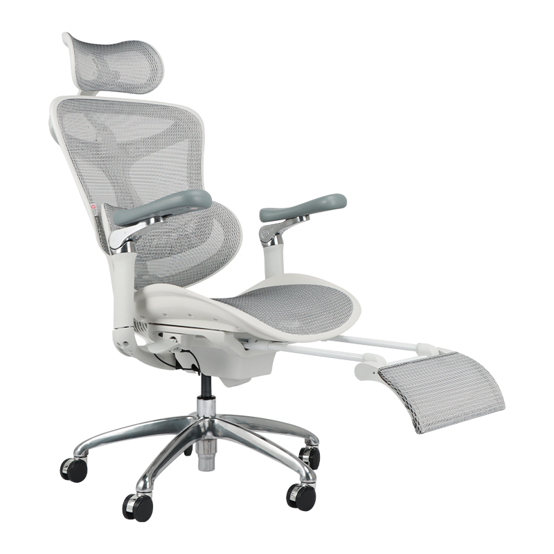 ergonomic chair white mesh