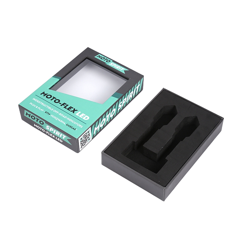 Custom Printing Wired Earbud Electronic Craft Product Paper Box with Clear Window Custom Printing Wired Earbud Electronic Craft Product Paper Box with Clear Window