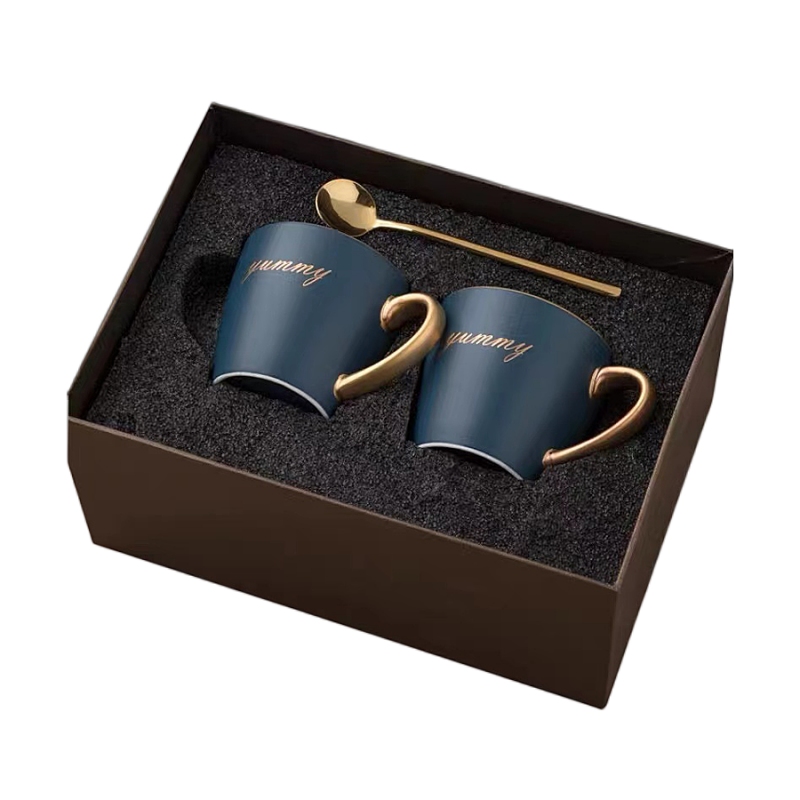 Custom Logo Coffee /tea Luxury Mug Set Gift Packaging Box Custom Logo Coffee /tea Luxury Mug Set Gift Packaging Box