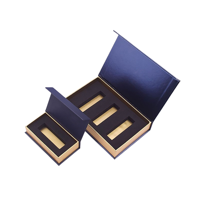 Custom Luxury Book Shaped Rigid Gift Boxes with EVA Foam Insert