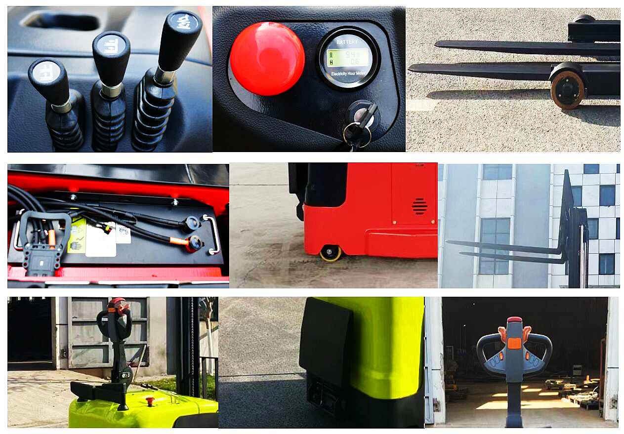 Details of Stand On Type Mini Electric Reach Truck Details of Stand On Type Mini Electric Reach Truck