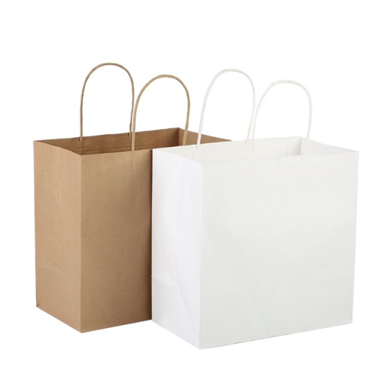 Custom Printing Teal Kraft Paper Bag with Own Logo
