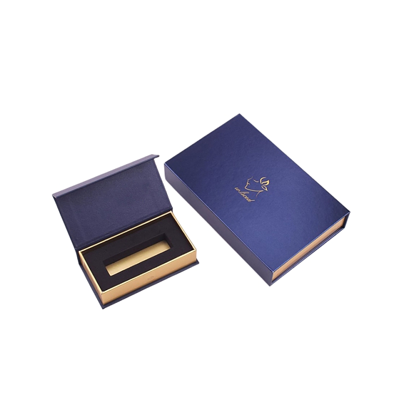 Custom Luxury Book Shaped Rigid Gift Boxes with EVA Foam Insert