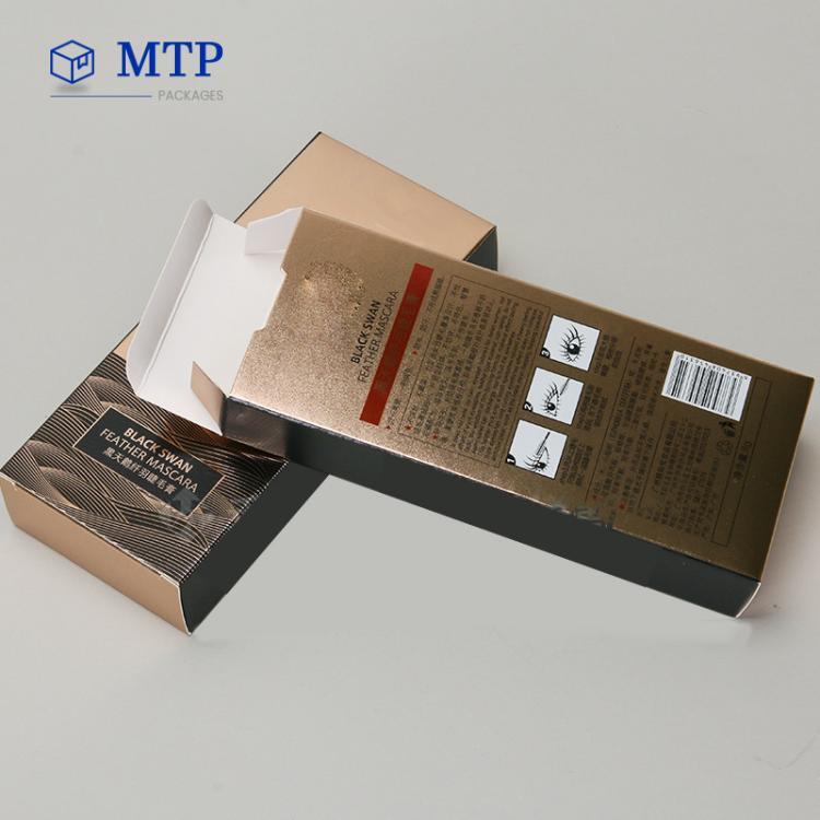 High-end Cosmetic Packaging Customized White Cardboard Color Paper Box