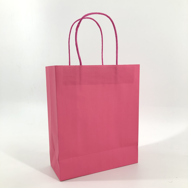 Factory Directly Kraft Paper Gift Bag with Twisted Handle Factory Directly Kraft Paper Gift Bag with Twisted Handle