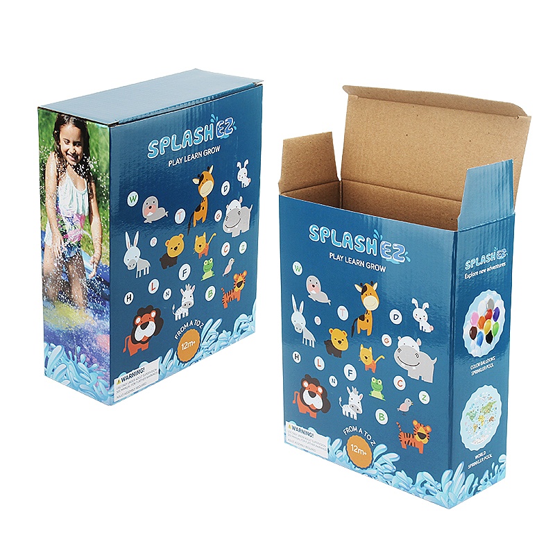 Customized Luxury Matte Blue Toy Packaging Gift Boxes Customized Luxury Matte Blue Toy Packaging Gift Boxes