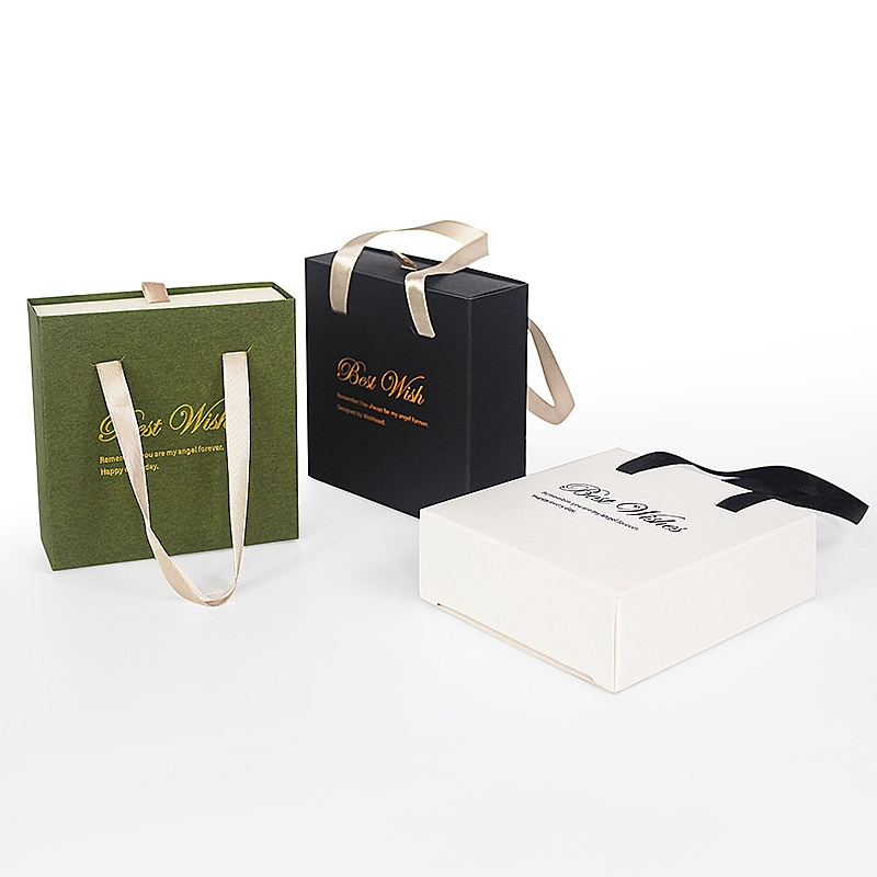 Wholesale Custom Luxury Sliding Cardboard Set Packaging Jewelry Gift Box 