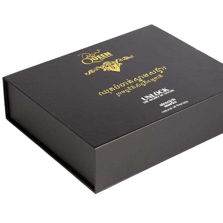 Custom Luxury Book Shaped Rigid Magnetic Gift Boxes with EVA Foam Insert