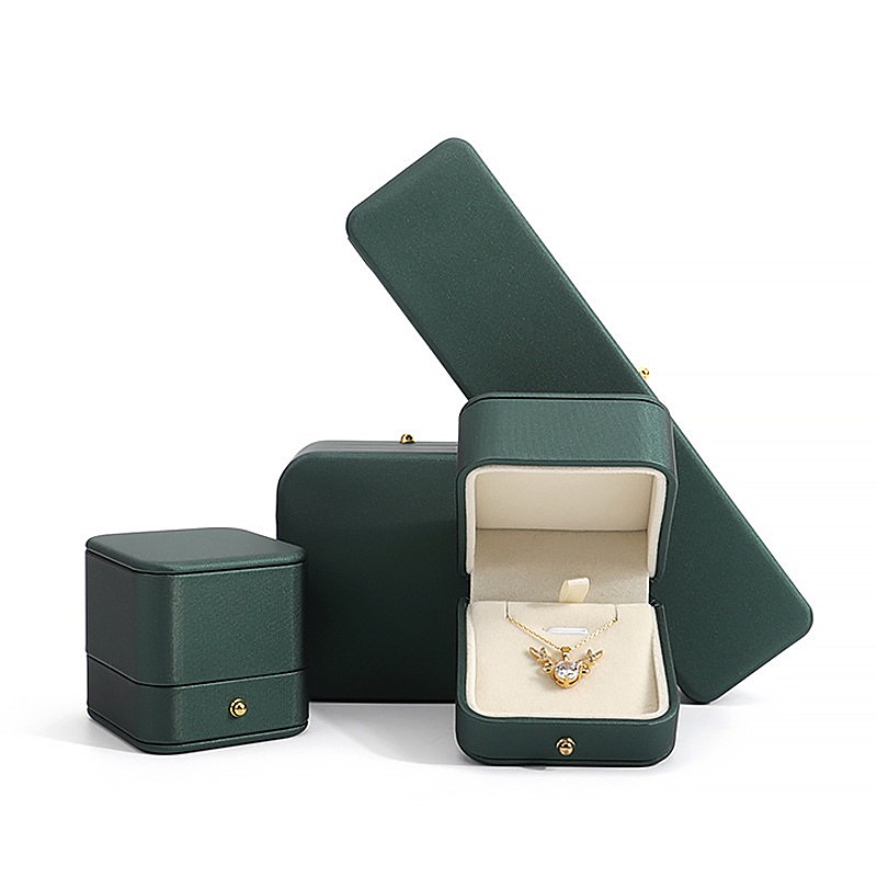 Wholesale High-grade Round Corner PU Leather Jewelry Box for Necklace Ring Pendant Bracelet Jewelry Box Wholesale High-grade Round Corner PU Leather Jewelry Box for Necklace Ring Pendant Bracelet Jewelry Box