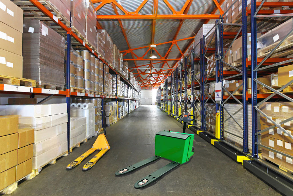 Application of Electric Walkie Type Battery Powered Pallet Truck Application of Electric Walkie Type Battery Powered Pallet Truck