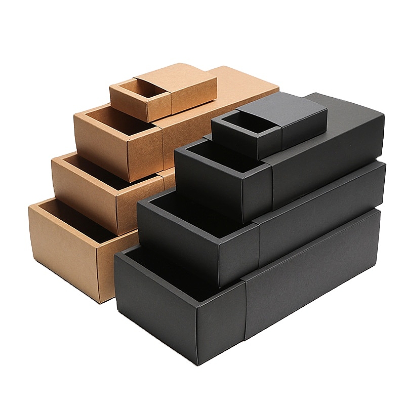 Custom Wholesale New Kraft Paper Drawer Box Custom Wholesale New Kraft Paper Drawer Box
