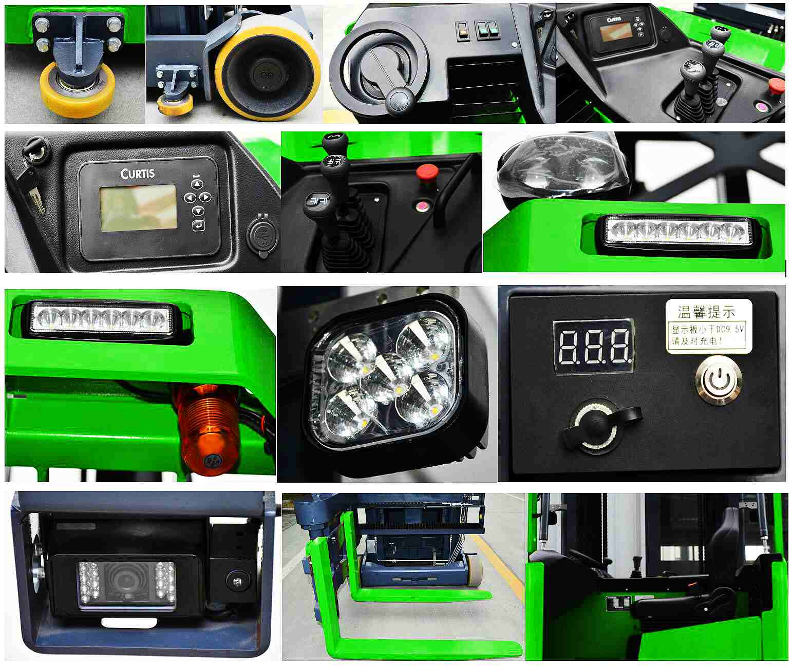 Details of seated type VNA forklift Details of seated type VNA forklift