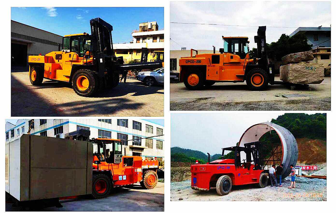 Details of 13-25 Tons Heavy Duty Diesel Counterbalance Forklift