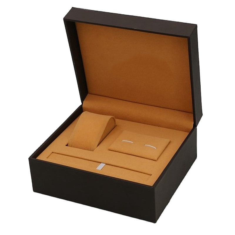 OEM Handmade Custom Logo Men Watch Sets Packaging Box