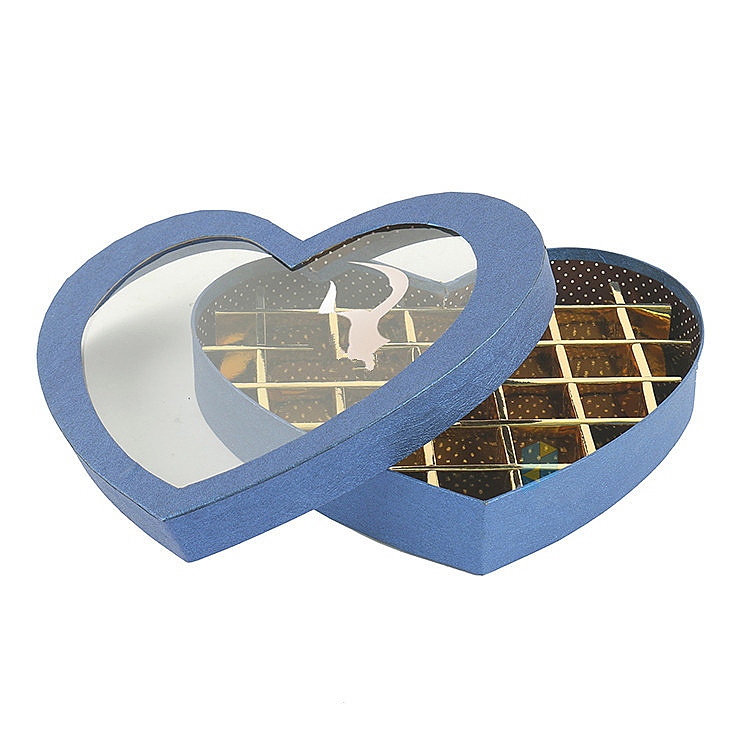 Heart Shaped Empty Sweet Gift Paper Packaging Box For Chocolate