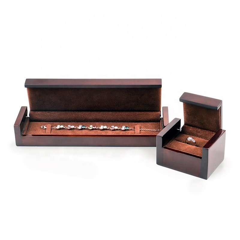 Custom Logo Wooden Jewelry Box for Brand Jewelry Custom Logo Wooden Jewelry Box for Brand Jewelry