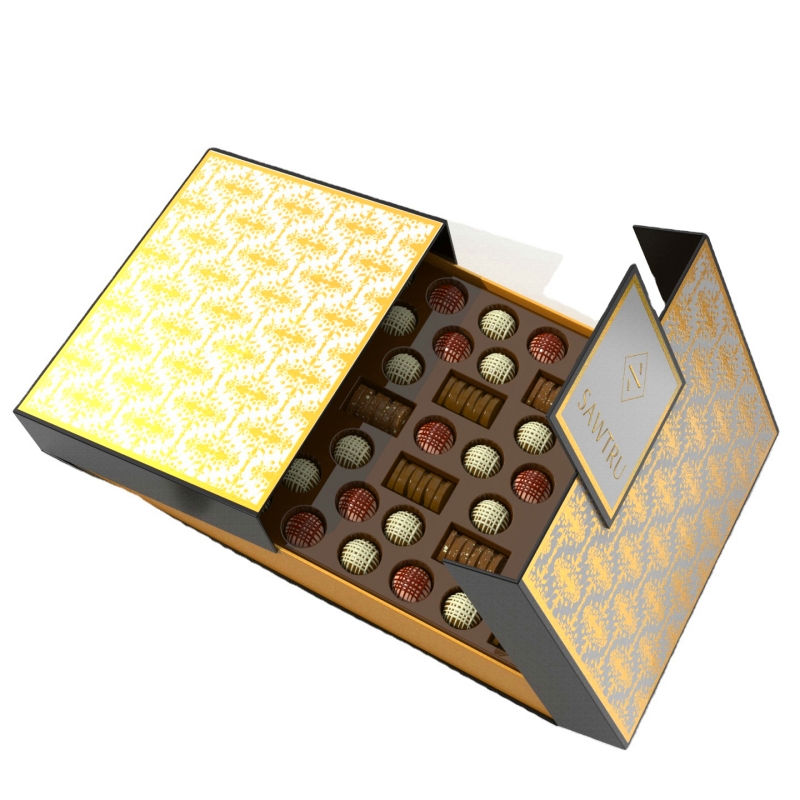 Wholesale Chocolate Custom Craft Paper Box Manufacturer