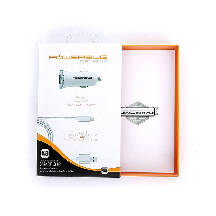 Custom Electronics Charger USB Cable Paper Packaging Box Custom Electronics Charger USB Cable Paper Packaging Box