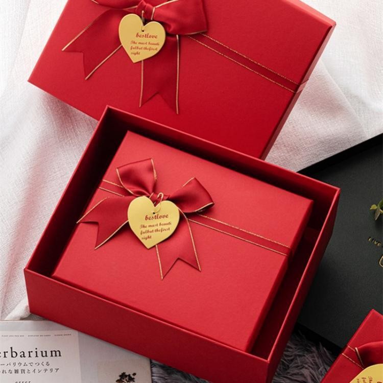 Best Sale Wholesale Luxury Big Size Red Square Box Best Sale Wholesale Luxury Big Size Red Square Box