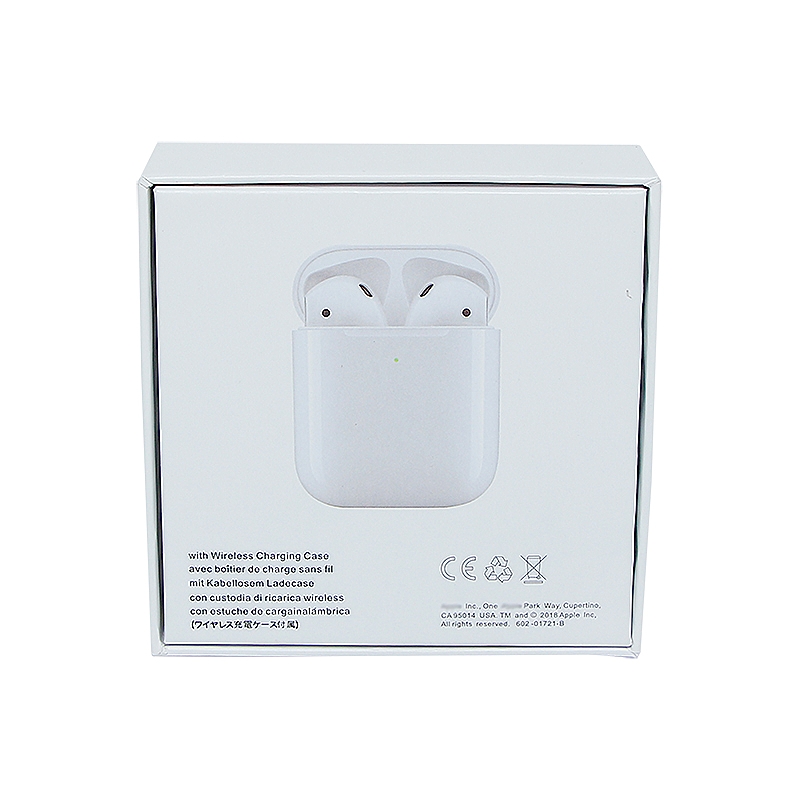 Customized Wireless Earphone Paper Box Packaging Lid and Base for Apple Airpods Pro Customized Wireless Earphone Paper Box Packaging Lid and Base for Apple Airpods Pro
