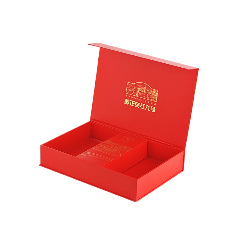 Custom Exquisitely Clamshell Cosmetics Packaging Box 