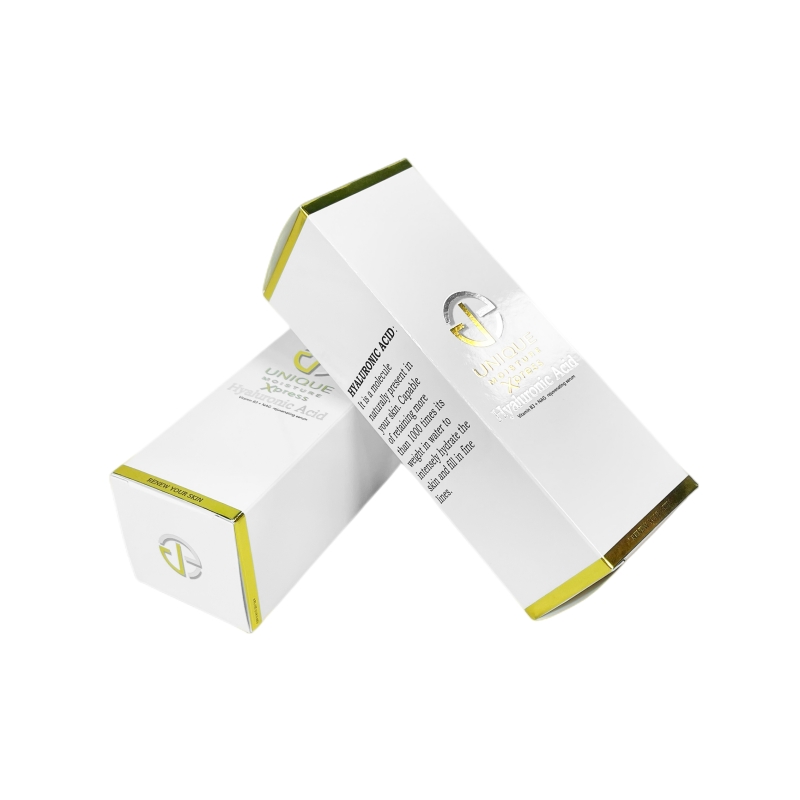 Custom Print Luxury Cosmetic Packaging Paper Box for Gold Essential Oil Bottle Custom Print Luxury Cosmetic Packaging Paper Box for Gold Essential Oil Bottle