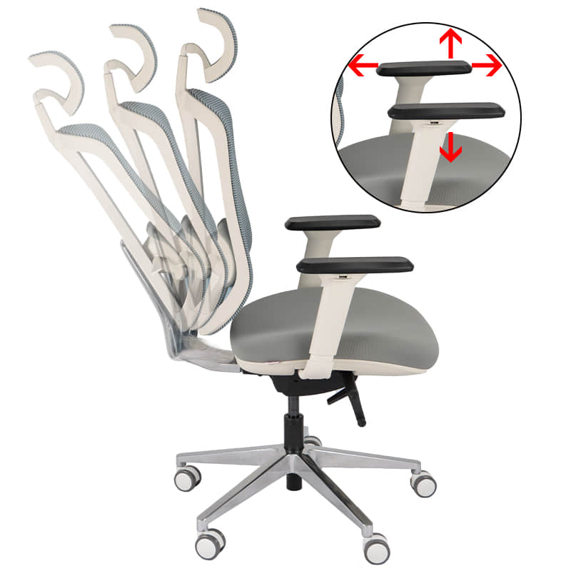 ergonomic mesh office chair with headrest