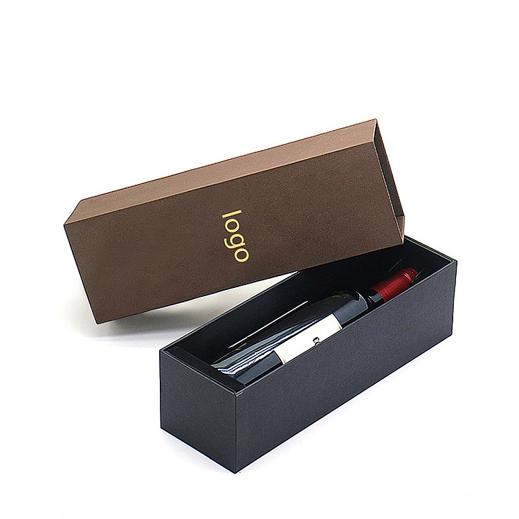 Custom High-Grade Hardcover Drawer Red Wine Paper Box Single Red Wine Custom High-Grade Hardcover Drawer Red Wine Paper Box Single Red Wine