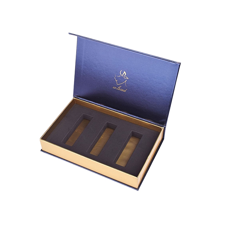 Custom Luxury Book Shaped Rigid Gift Boxes with EVA Foam Insert