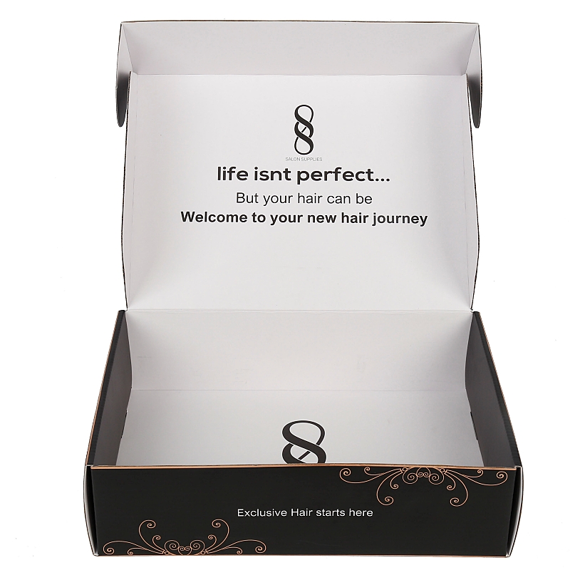 Custom Logo Foldable Corrugated Boxes Black Shipping Boxes Custom Logo Foldable Corrugated Boxes Black Shipping Boxes