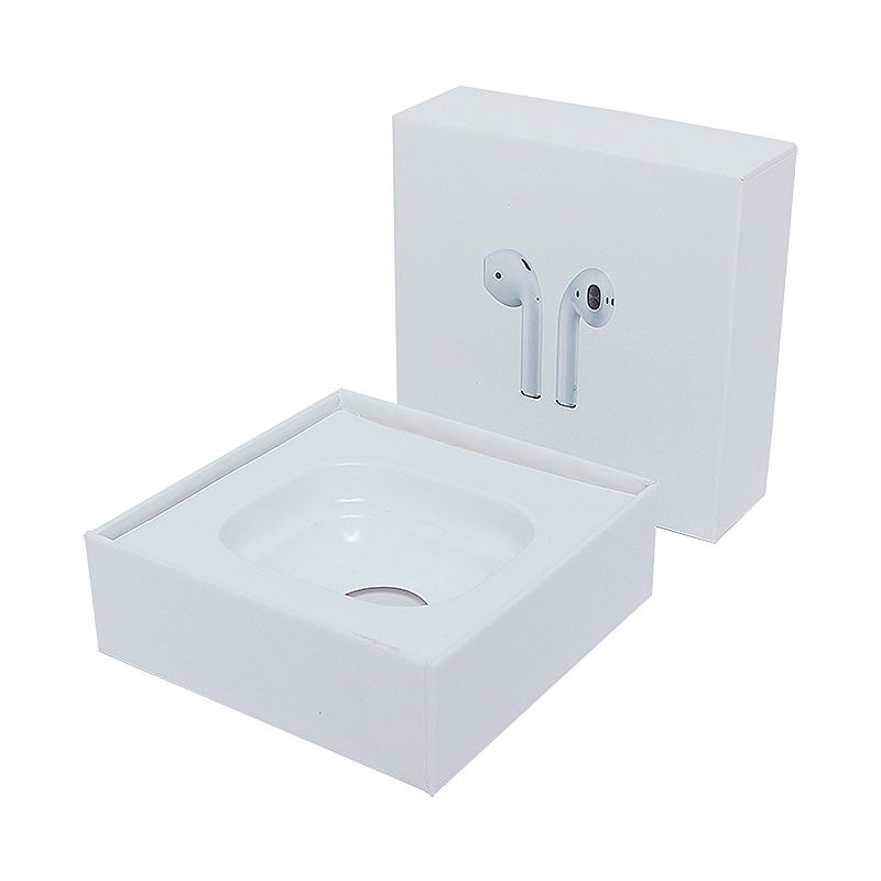 Customized Wireless Earphone Paper Box Packaging Lid and Base for Apple Airpods Pro Customized Wireless Earphone Paper Box Packaging Lid and Base for Apple Airpods Pro