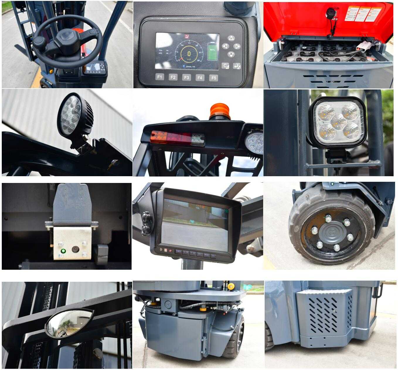 Details of Electric Articulated Forklift Details of Electric Articulated Forklift