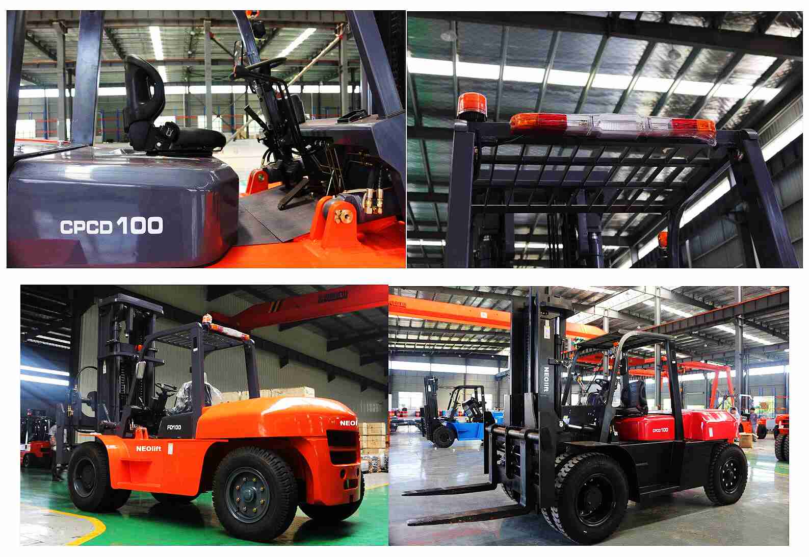 Details of 6-12 Tons Heavy Duty Diesel Counterbalance Forklift