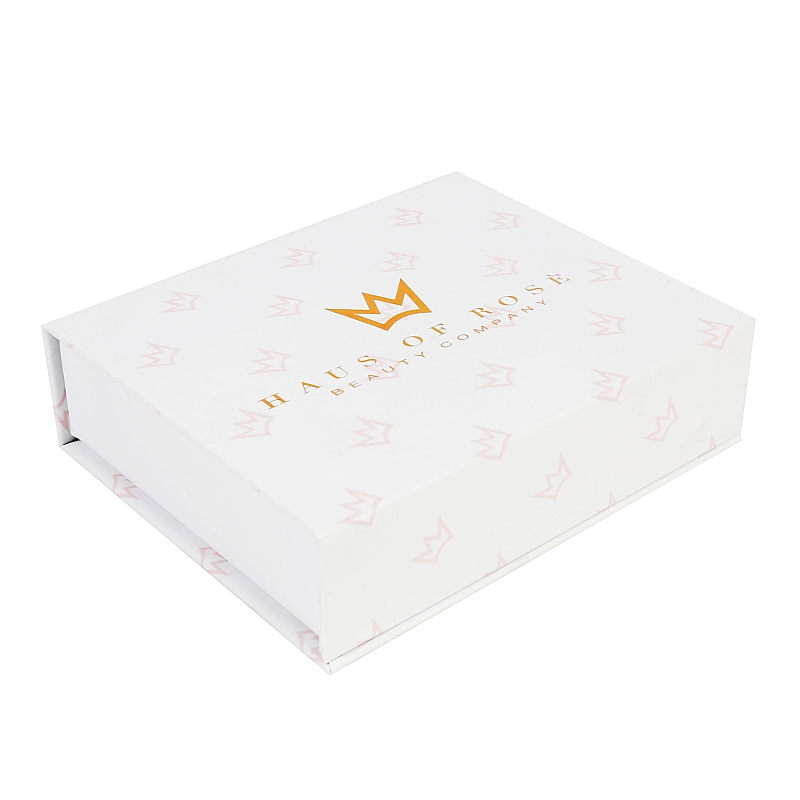 Custom White Oil Bottle Magnetic Gift Box with EVA Foam Insert Custom White Oil Bottle Magnetic Gift Box with EVA Foam Insert