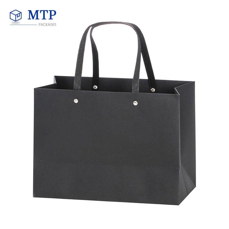 Custom High Quality Kraft Paper Shopping Bag