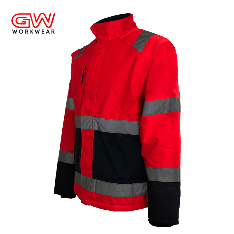 Red high vis jacket