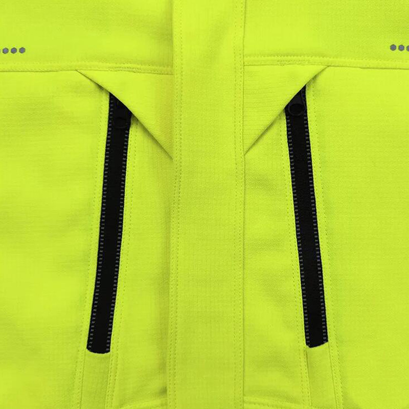 Yellow safety jacket