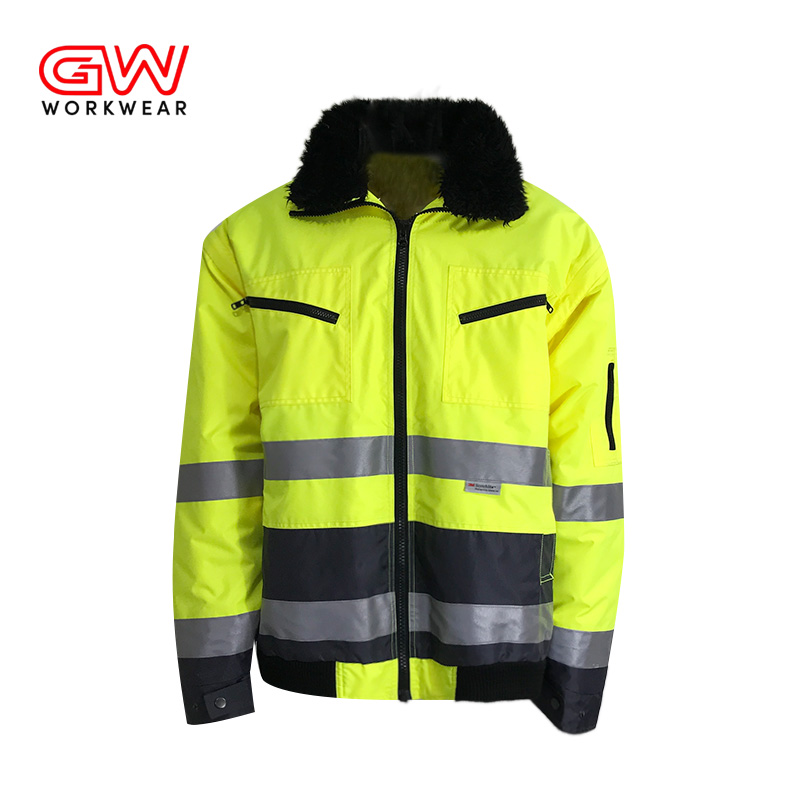 Hi vis bomber jacket