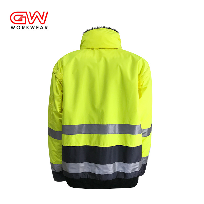 bomber jacket hi vis