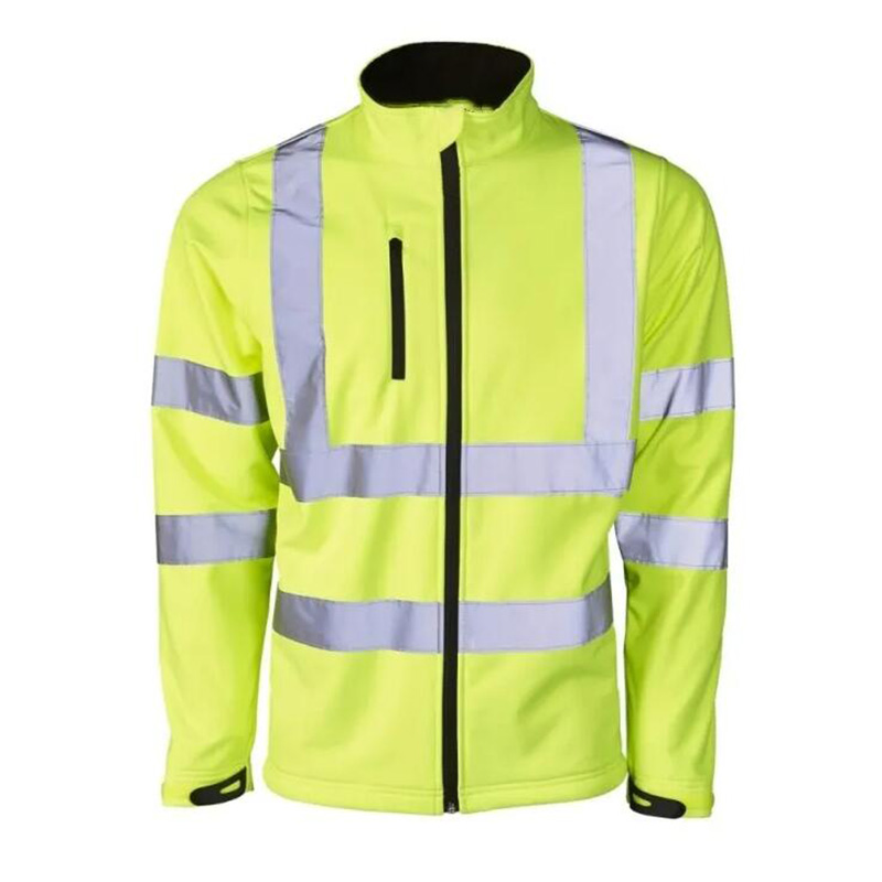 Hi vis orange softshell jacket