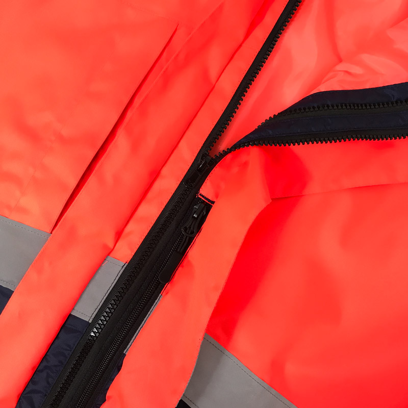 Mens hi vis rain jacket