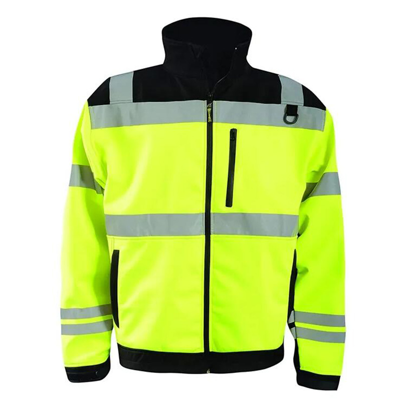 Soft shell safety jacket